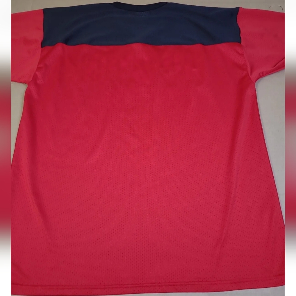 Vintage 90s Wisconsin Badgers UW Mesh Jersey T-Shirt Majestic USA Made - Picture 12 of 12